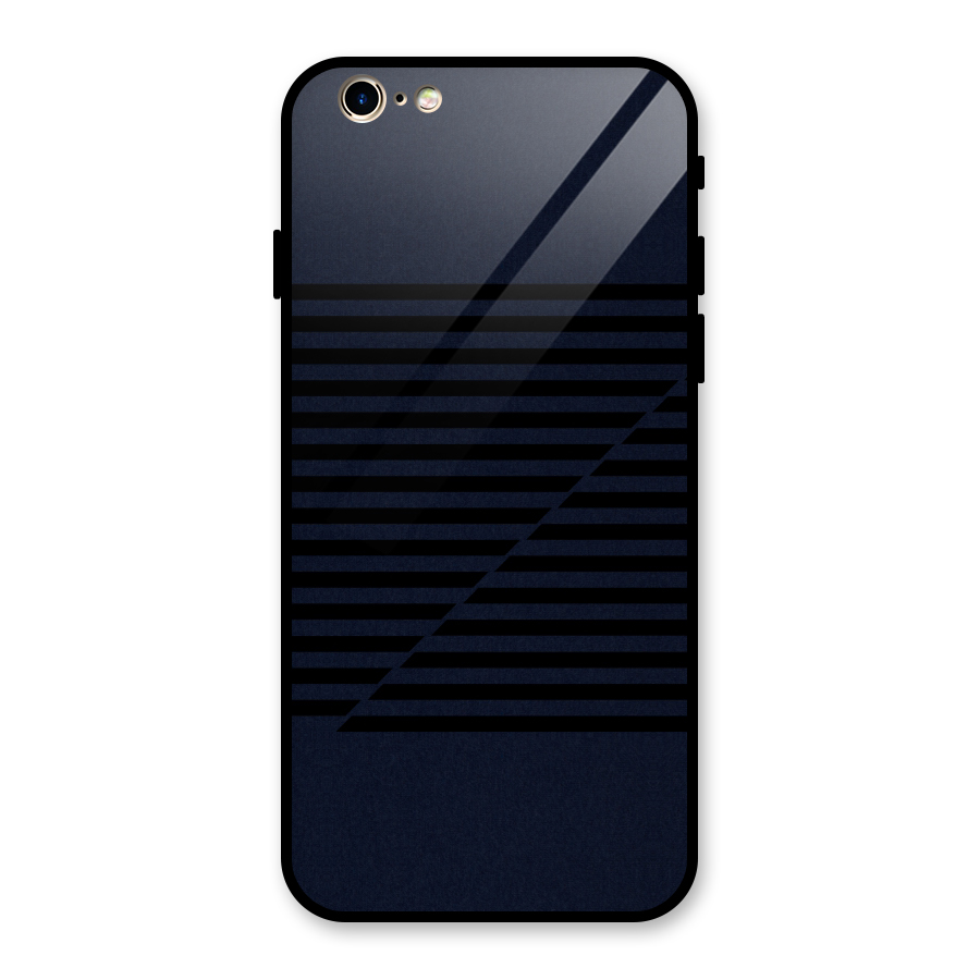 Classic Stripes Cut Glass Back Case for iPhone 6 6S