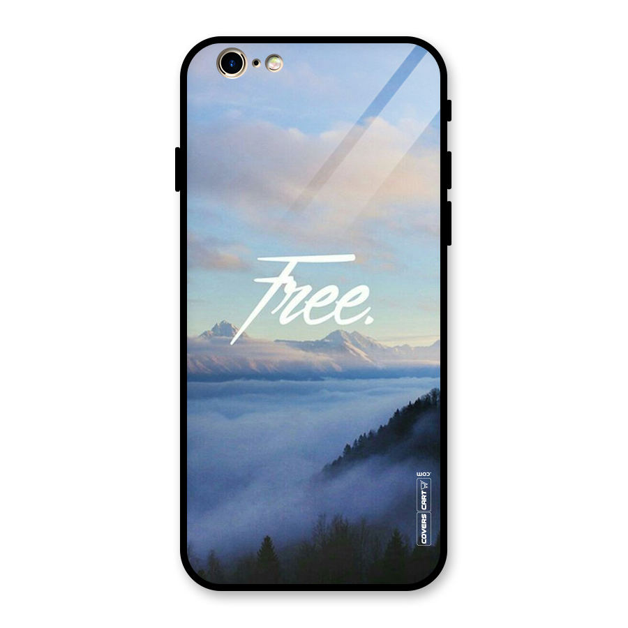 Cloudy Free Glass Back Case for iPhone 6 6S