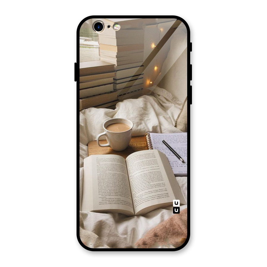 Coffee And Books Glass Back Case for iPhone 6 6S
