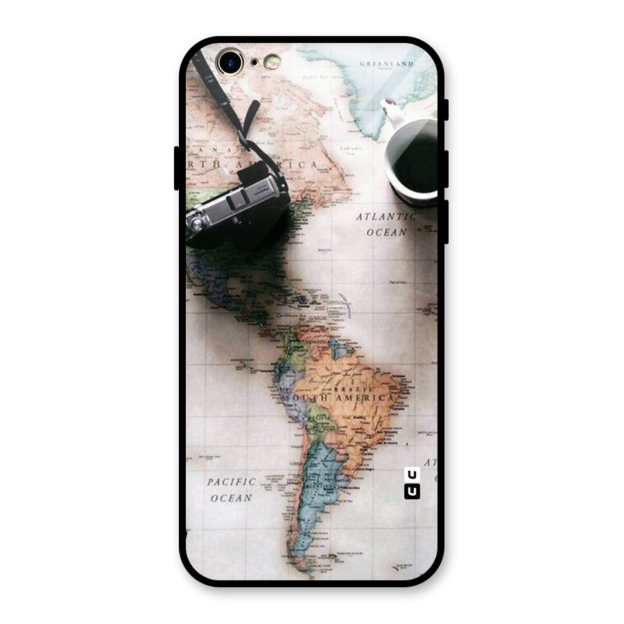 Coffee And Travel Glass Back Case for iPhone 6 6S