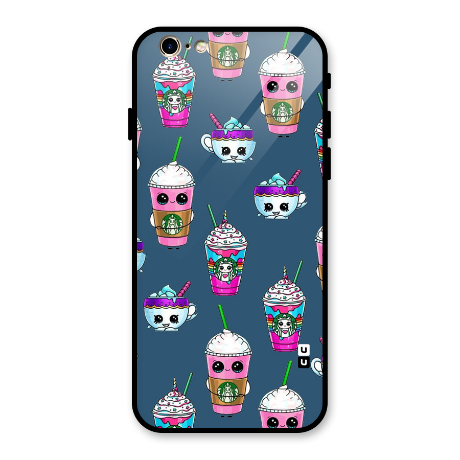Coffee Mugs Glass Back Case for iPhone 6 6S