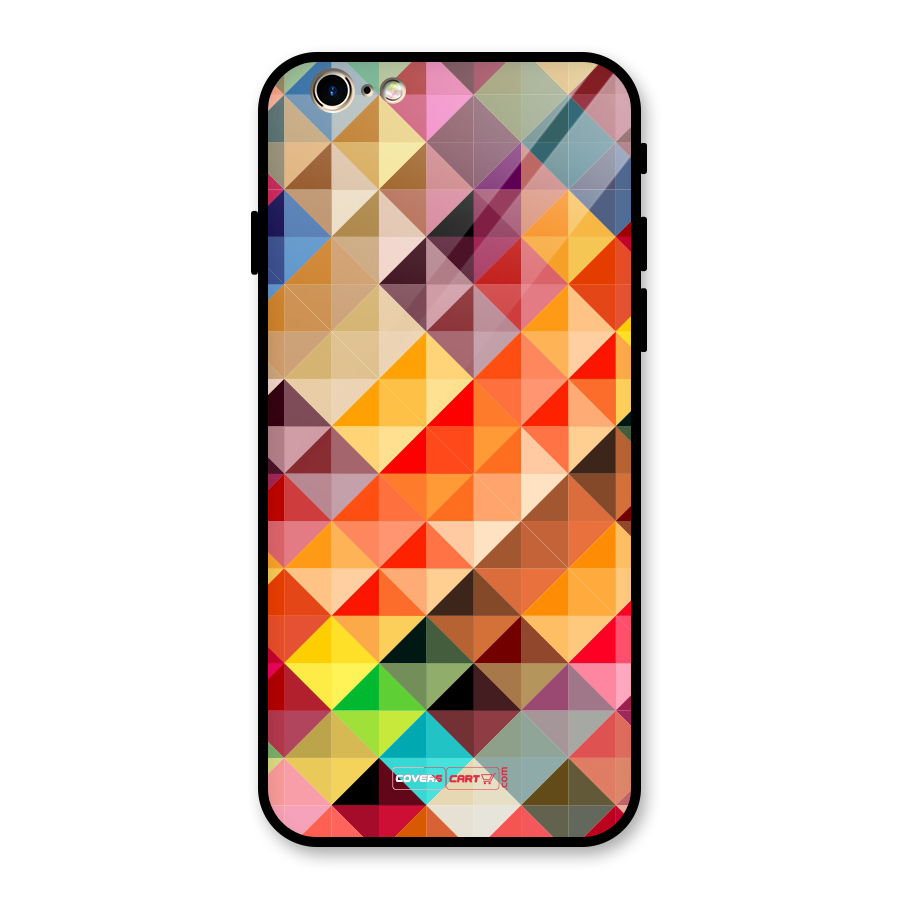 Colorful Cubes Glass Back Case for iPhone 6 6S