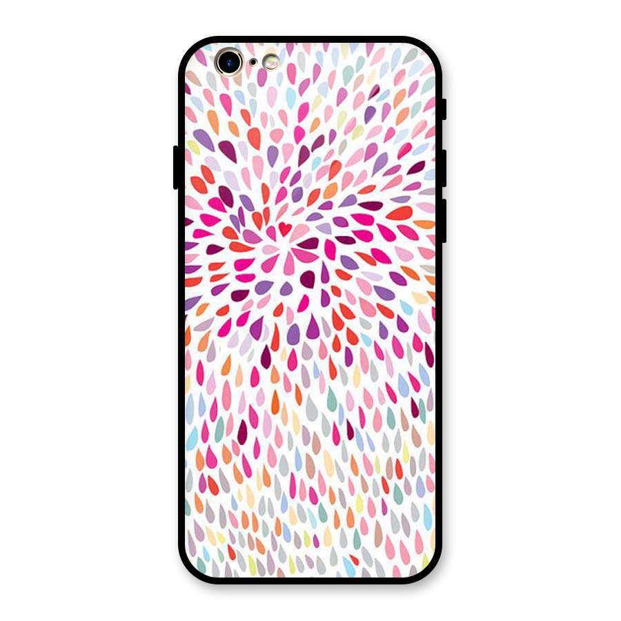 Colorful Decorative Pattern Glass Back Case for iPhone 6 6S