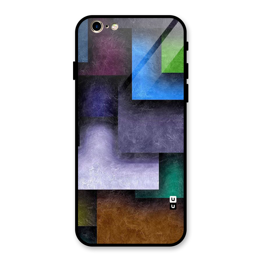 Concrete Squares Glass Back Case for iPhone 6 6S