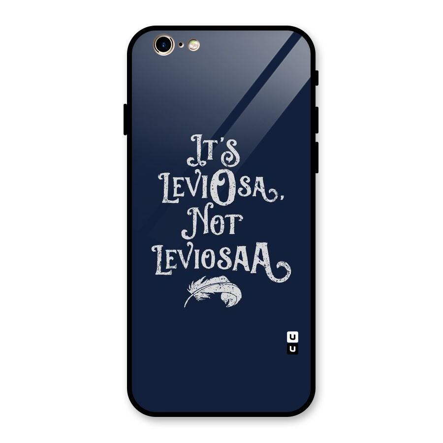 Correction Feather Glass Back Case for iPhone 6 6S
