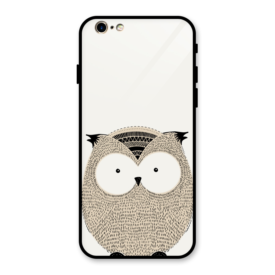 Cute Owl Glass Back Case for iPhone 6 6S