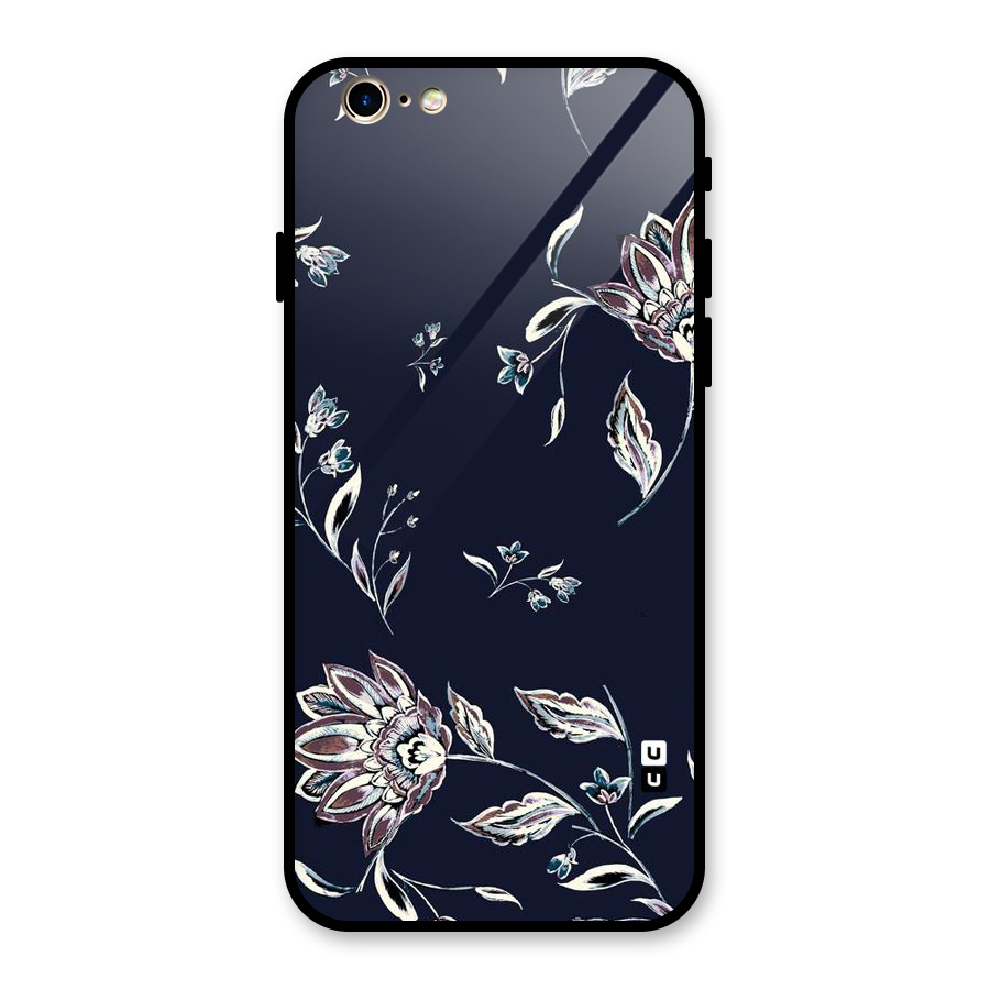 Cute Petals Glass Back Case for iPhone 6 6S