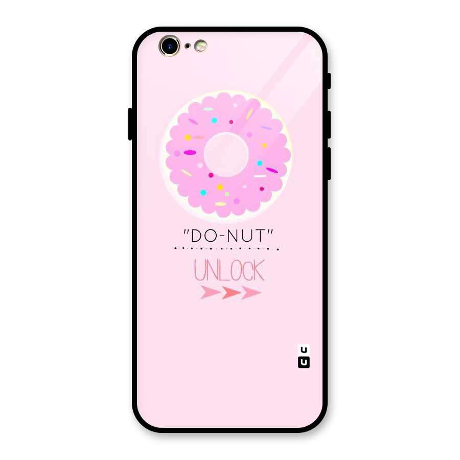 Do-Nut Unlock Glass Back Case for iPhone 6 6S