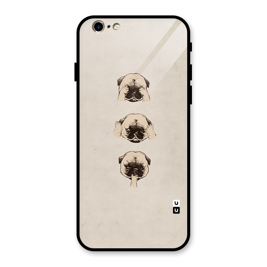 Doggo Moods Glass Back Case for iPhone 6 6S
