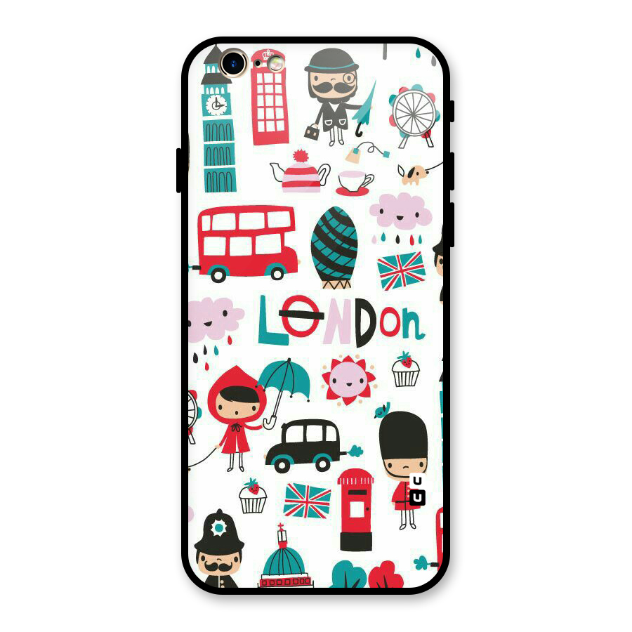 Double Decker Glass Back Case for iPhone 6 6S