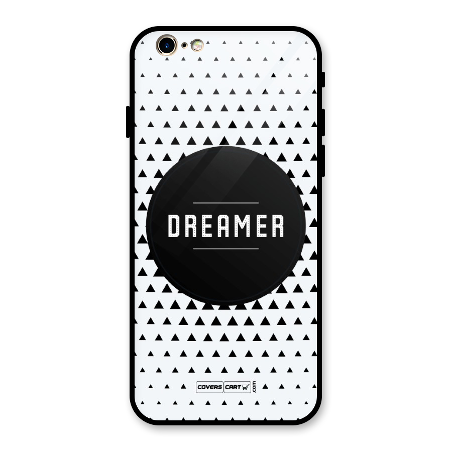 Dreamer Minimalist Glass Back Case for iPhone 6 6S