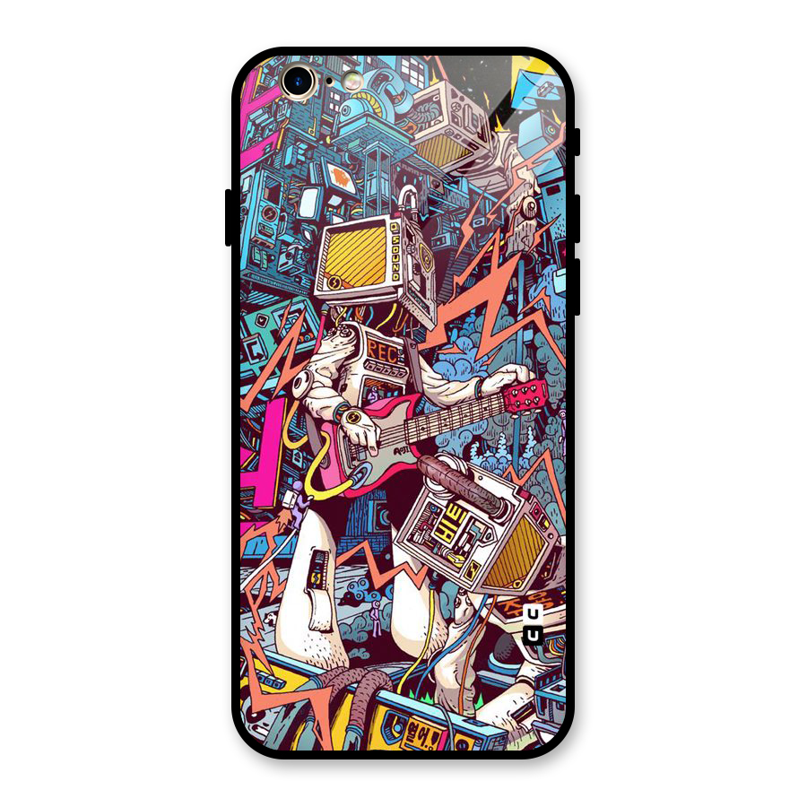 Electric Colors Glass Back Case for iPhone 6 6S