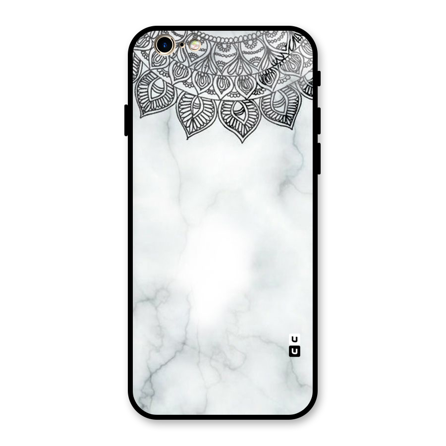 Exotic Marble Pattern Glass Back Case for iPhone 6 6S