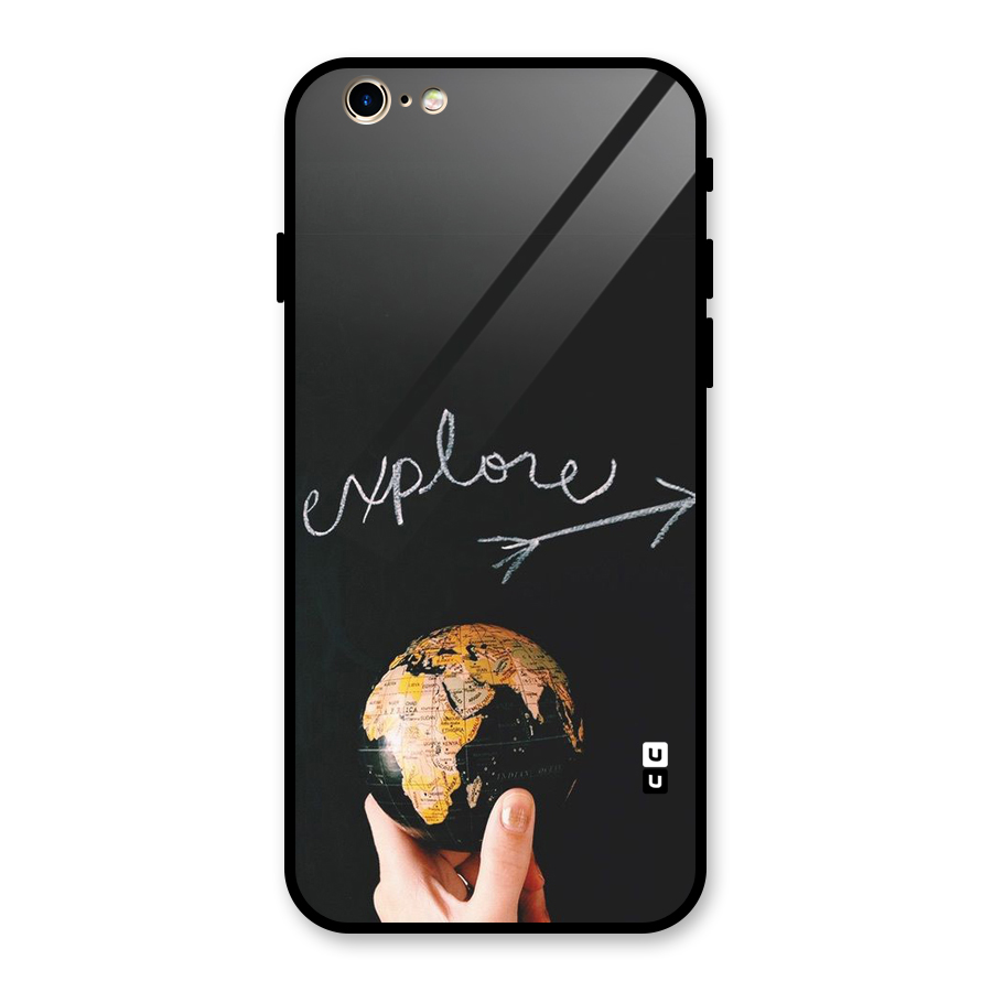 Explore World Glass Back Case for iPhone 6 6S