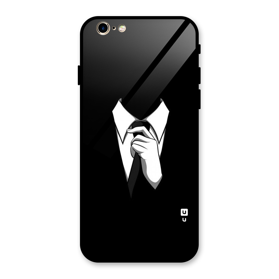 Faceless Gentleman Glass Back Case for iPhone 6 6S