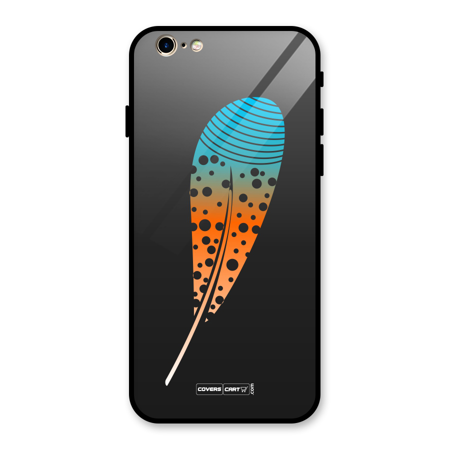 Feather Glass Back Case for iPhone 6 6S