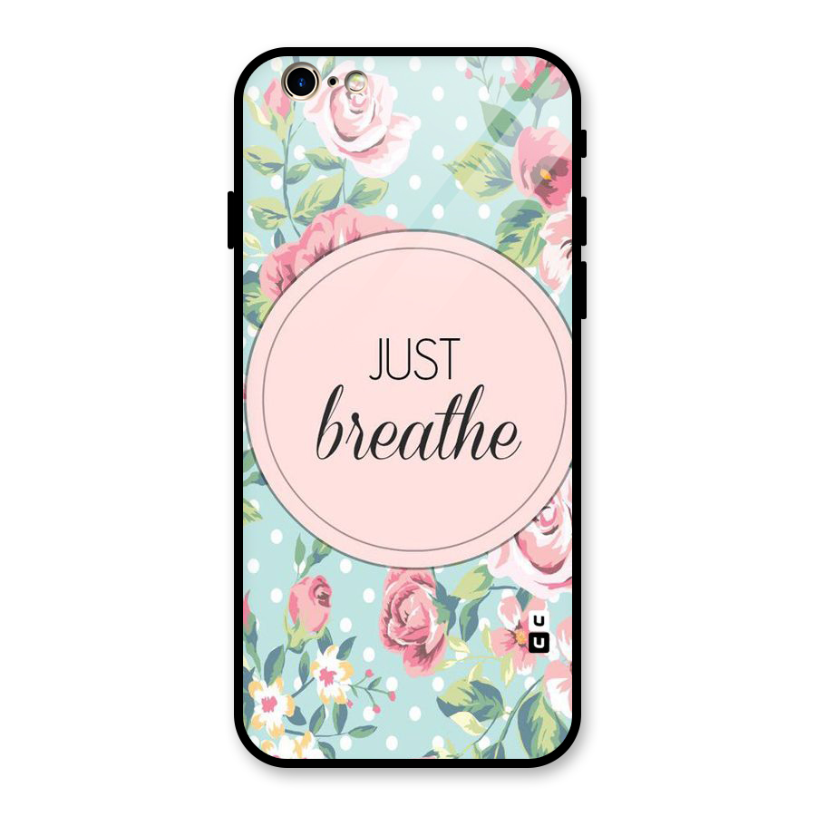 Floral Bloom Glass Back Case for iPhone 6 6S