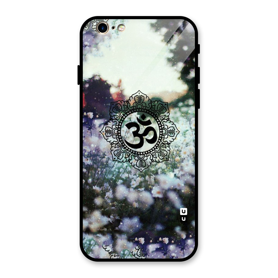 Floral Pray Glass Back Case for iPhone 6 6S