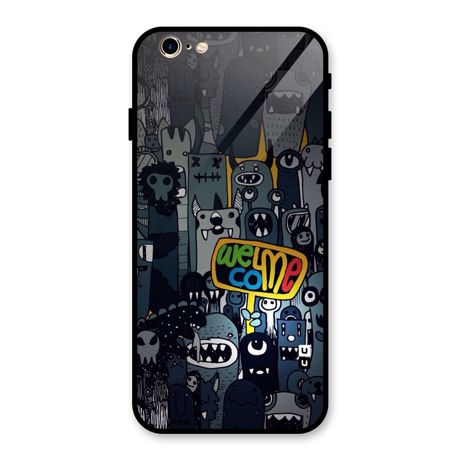 Ghost Welcome Glass Back Case for iPhone 6 6S