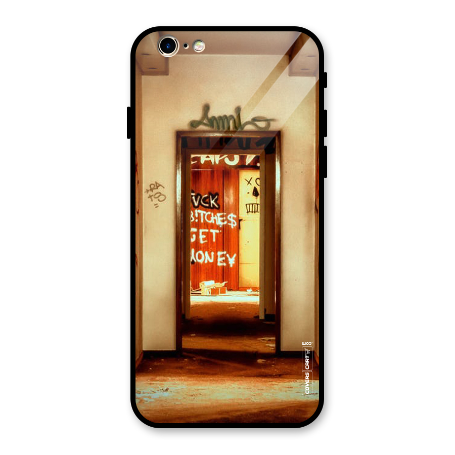 Grafitty Door Glass Back Case for iPhone 6 6S