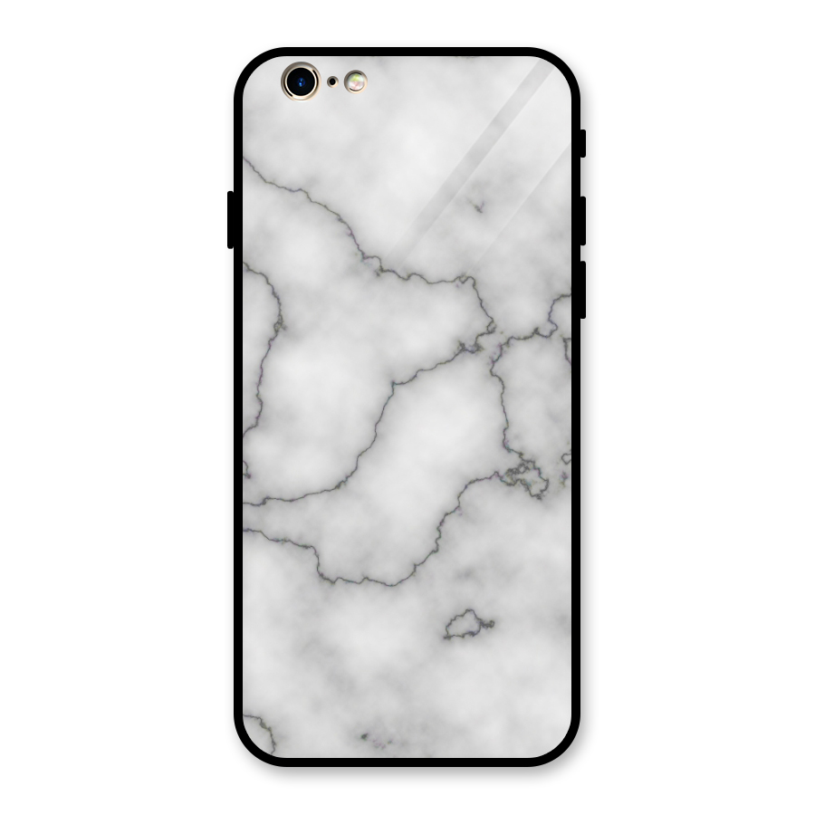 Grey Marble Glass Back Case for iPhone 6 6S