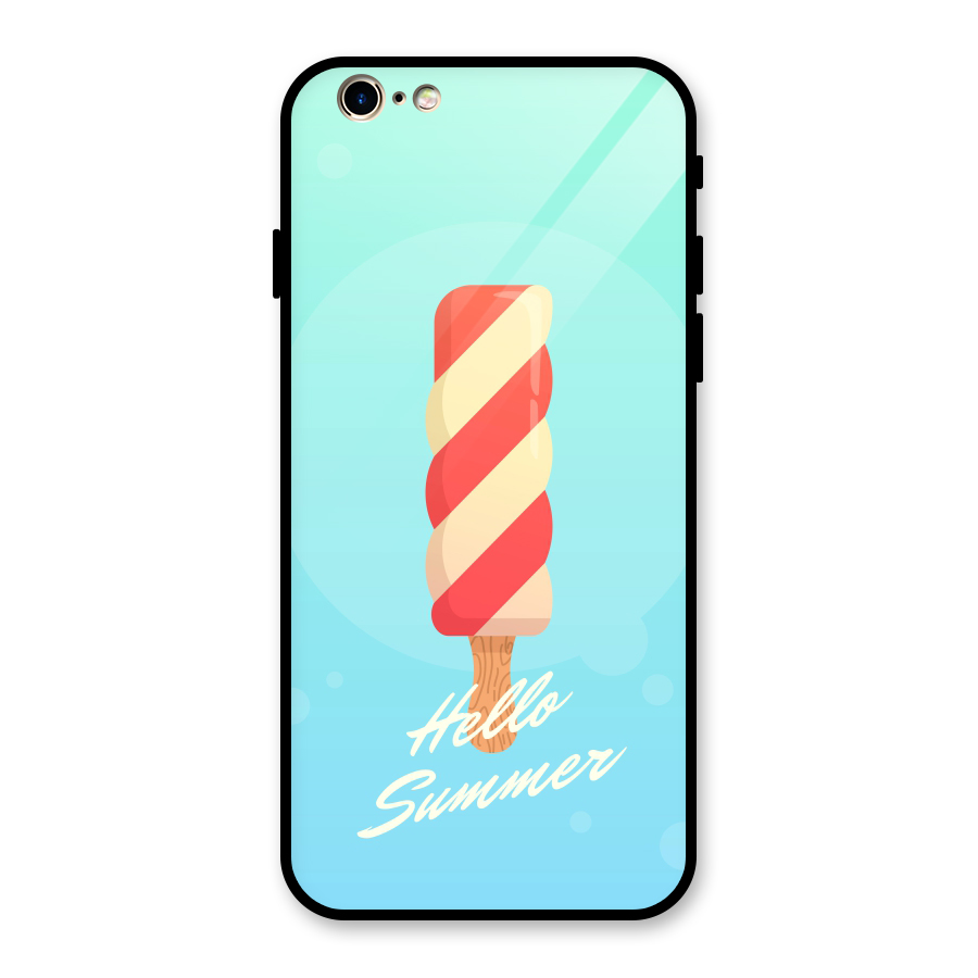 Hello Summer Glass Back Case for iPhone 6 6S
