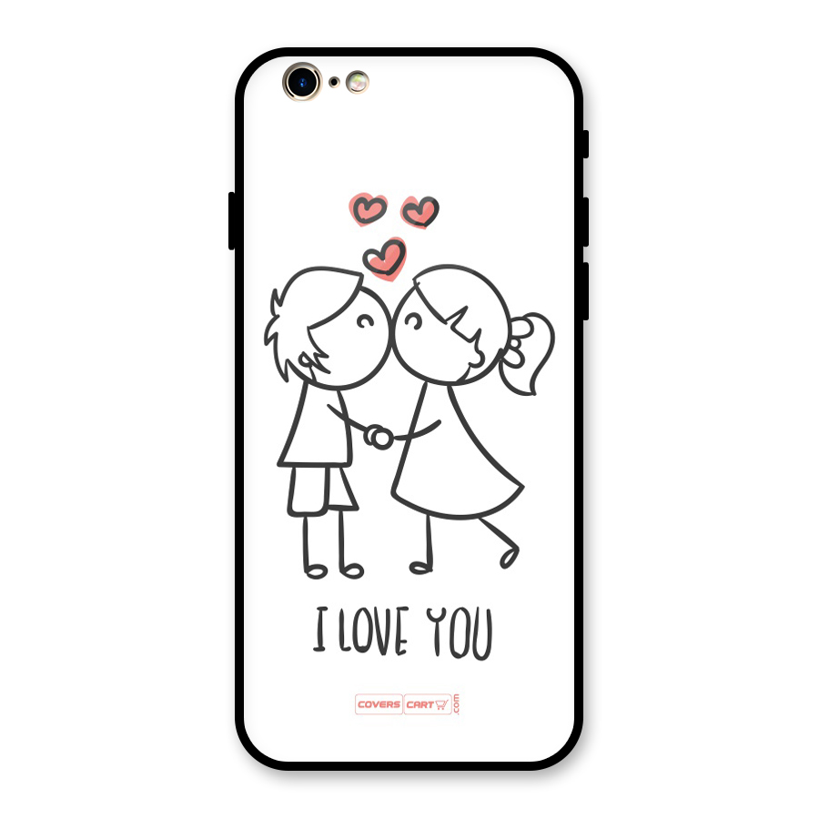 I Love You Glass Back Case for iPhone 6 6S