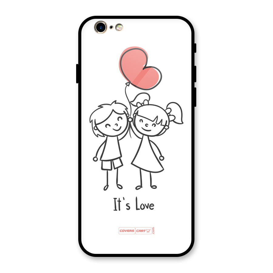 Its Love Glass Back Case for iPhone 6 6S