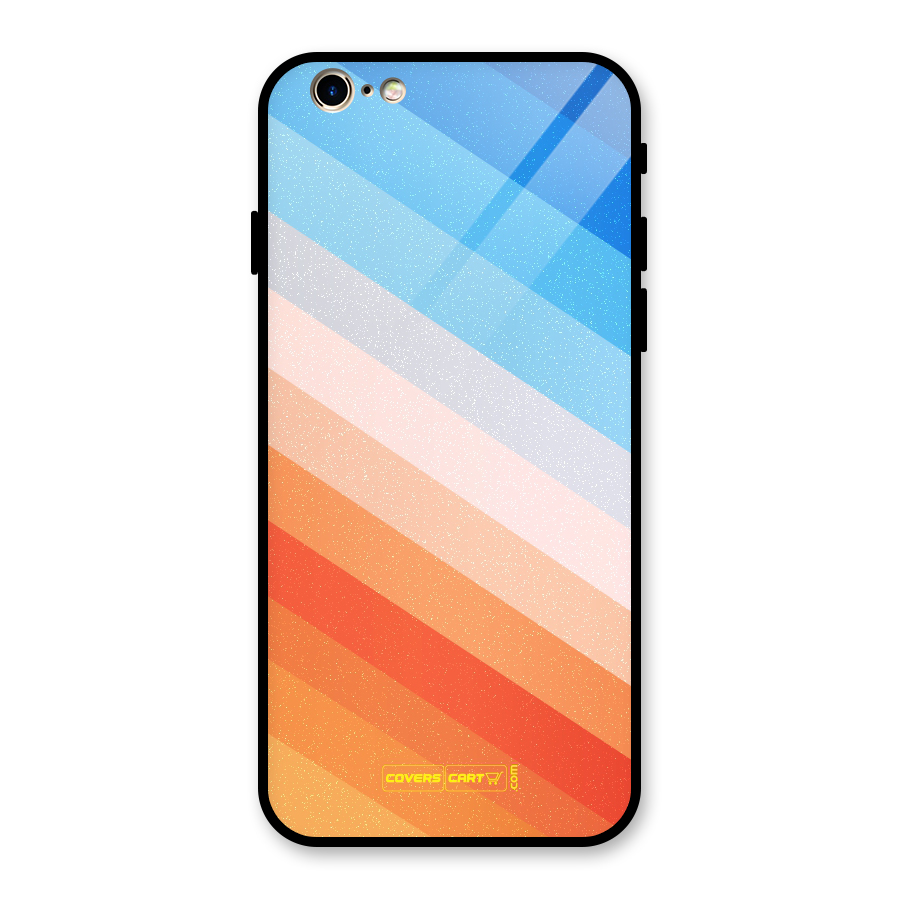 Jazzy Pattern Glass Back Case for iPhone 6 6S