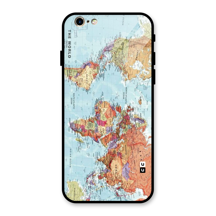 Lets Travel The World Glass Back Case for iPhone 6 6S
