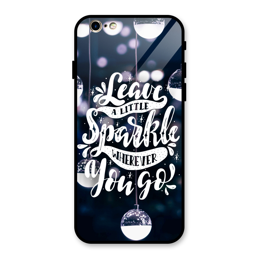 Little Spark Glass Back Case for iPhone 6 6S