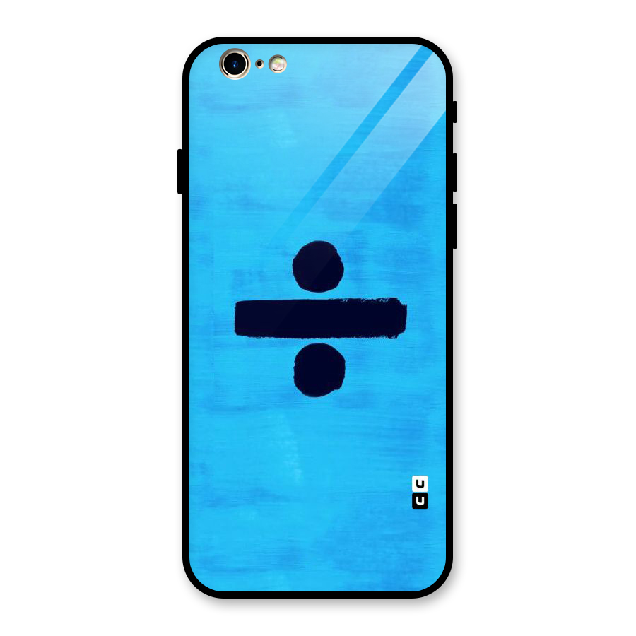 Math And Blue Glass Back Case for iPhone 6 6S
