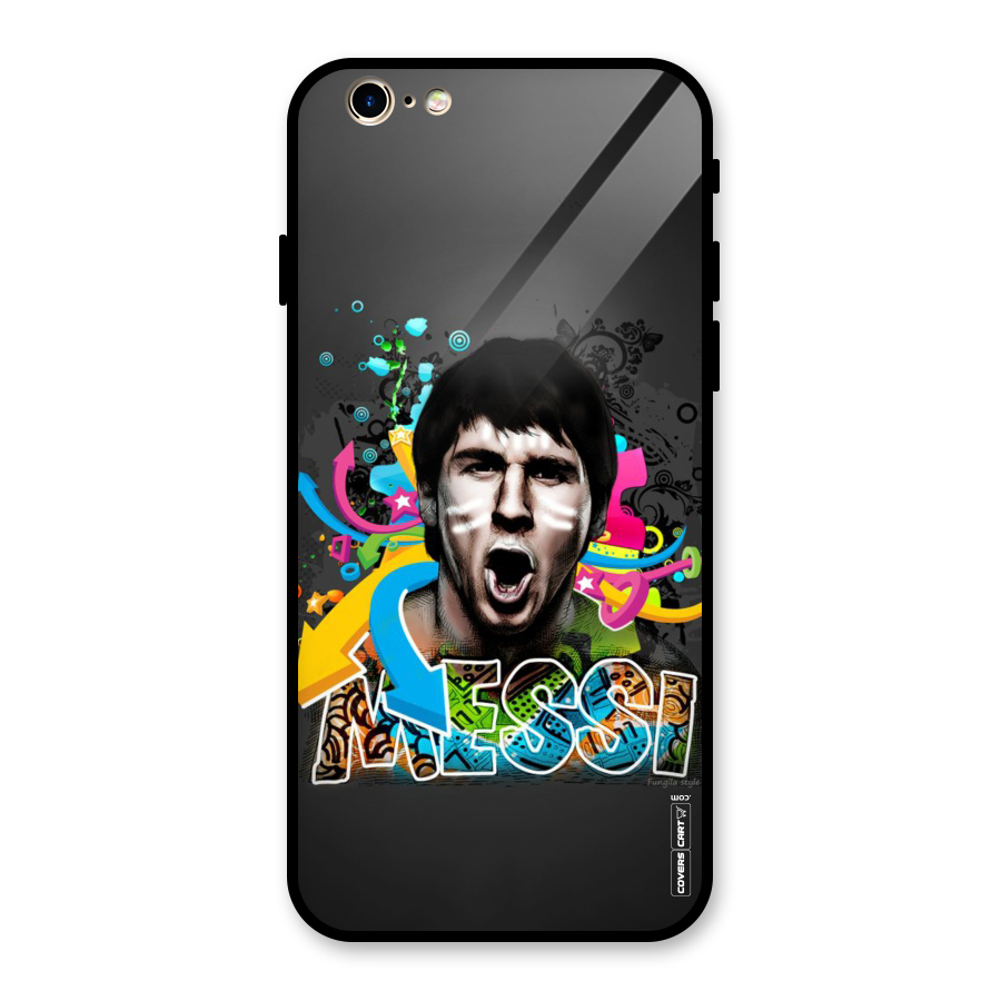 Messi For Argentina Glass Back Case for iPhone 6 6S