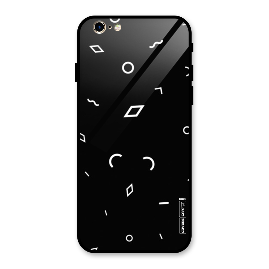 Minimal Shapes Glass Back Case for iPhone 6 6S