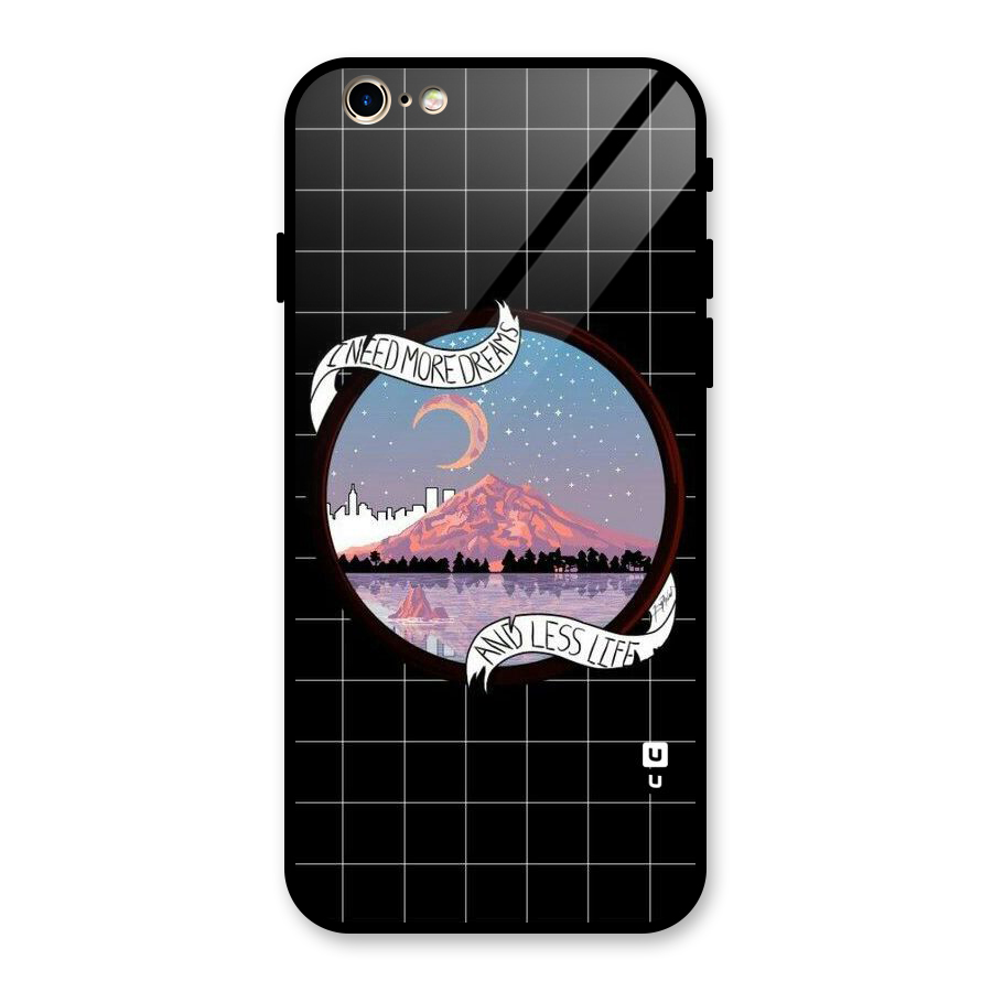More Dreams Glass Back Case for iPhone 6 6S