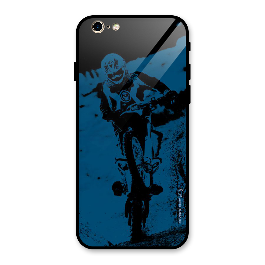 Moto Combat Glass Back Case for iPhone 6 6S