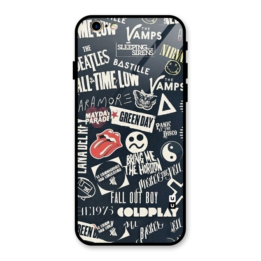 Music My Paradise Glass Back Case for iPhone 6 6S