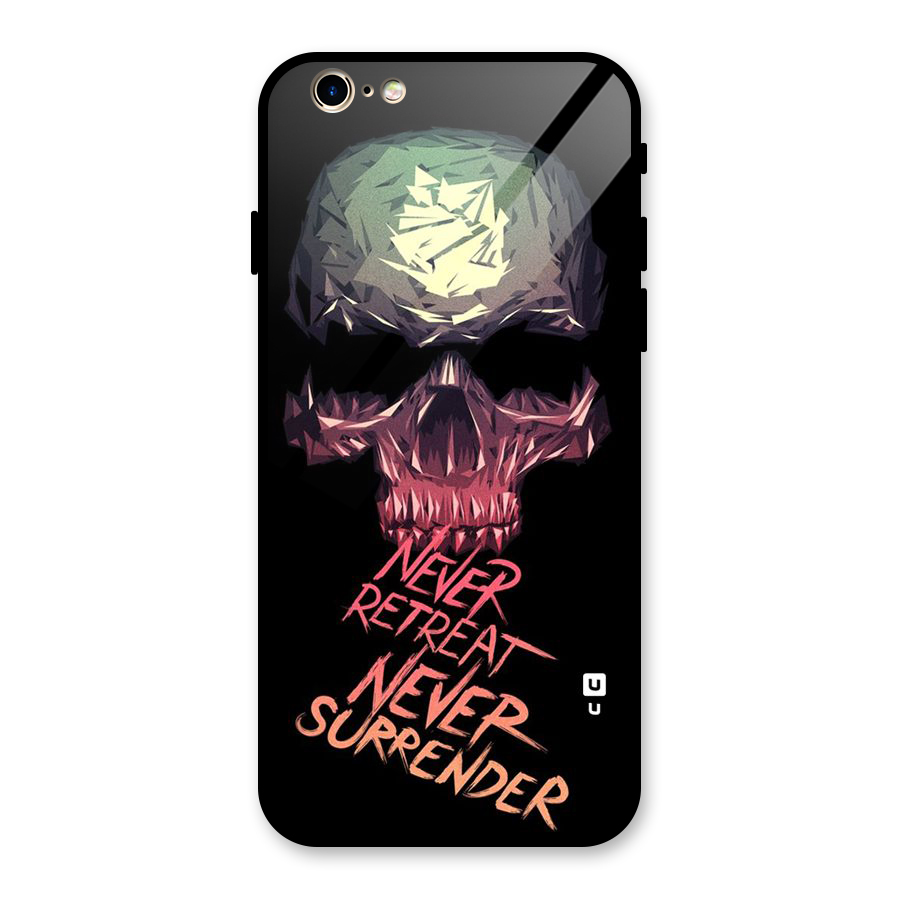 Never Retreat Glass Back Case for iPhone 6 6S