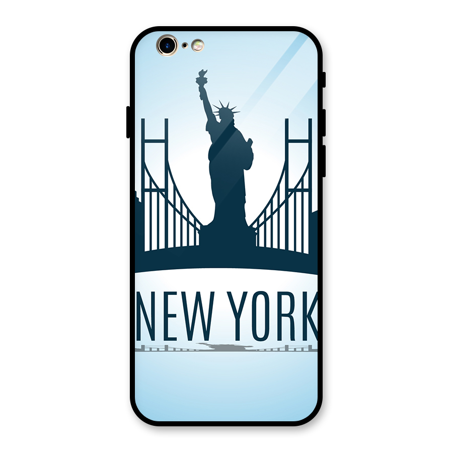 New York Skyline Glass Back Case for iPhone 6 6S