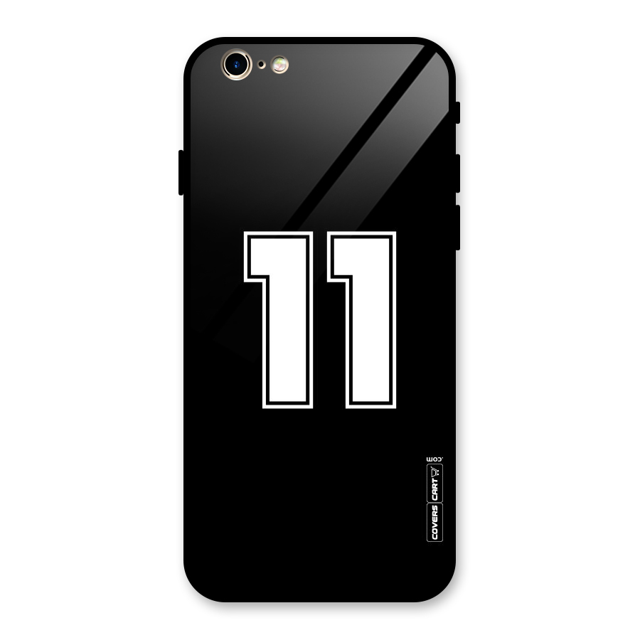 Number 11 Glass Back Case for iPhone 6 6S