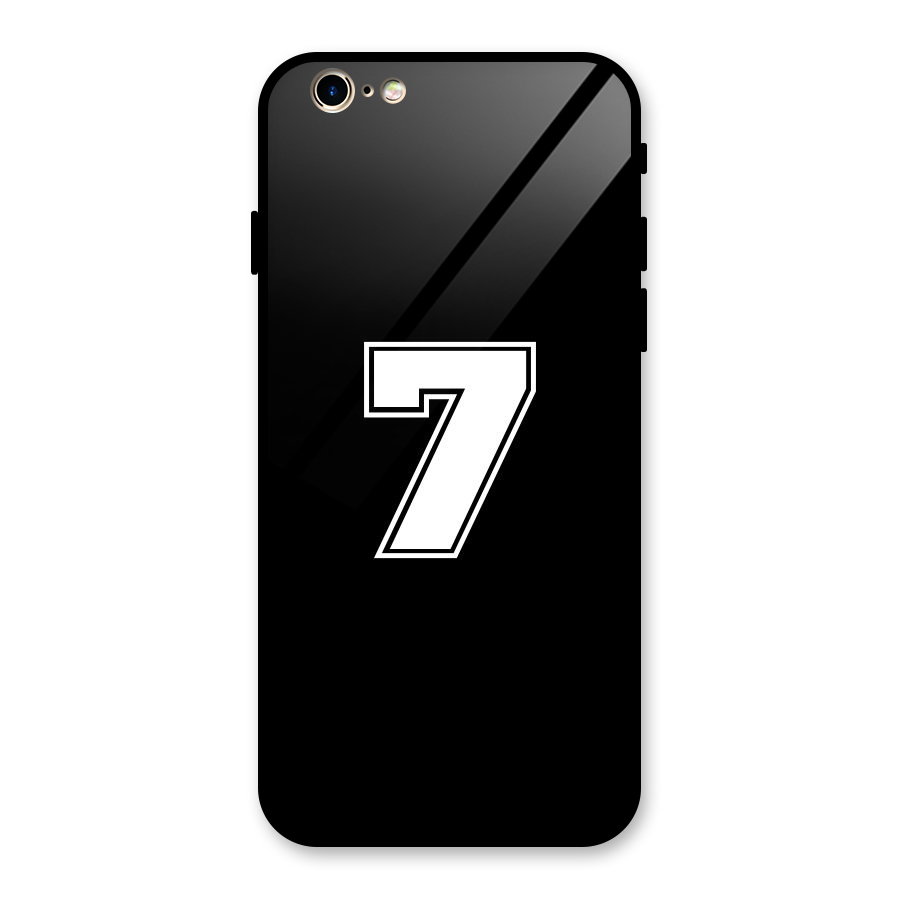 Number 7 Glass Back Case for iPhone 6 6S