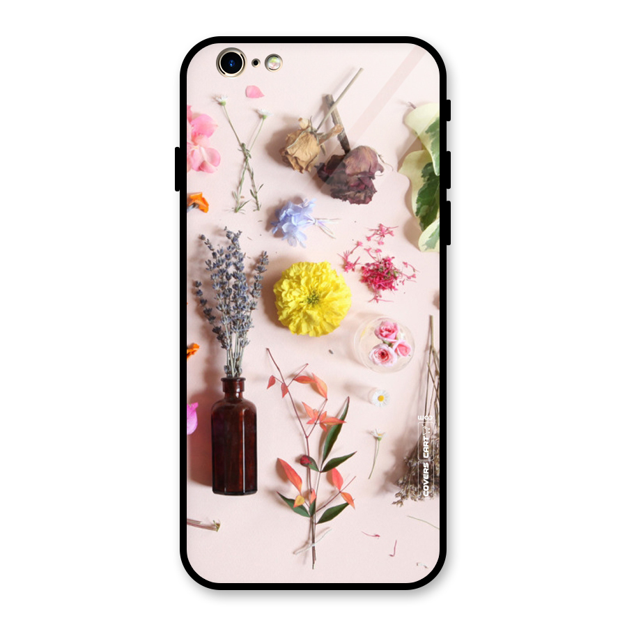 Old Petals Glass Back Case for iPhone 6 6S