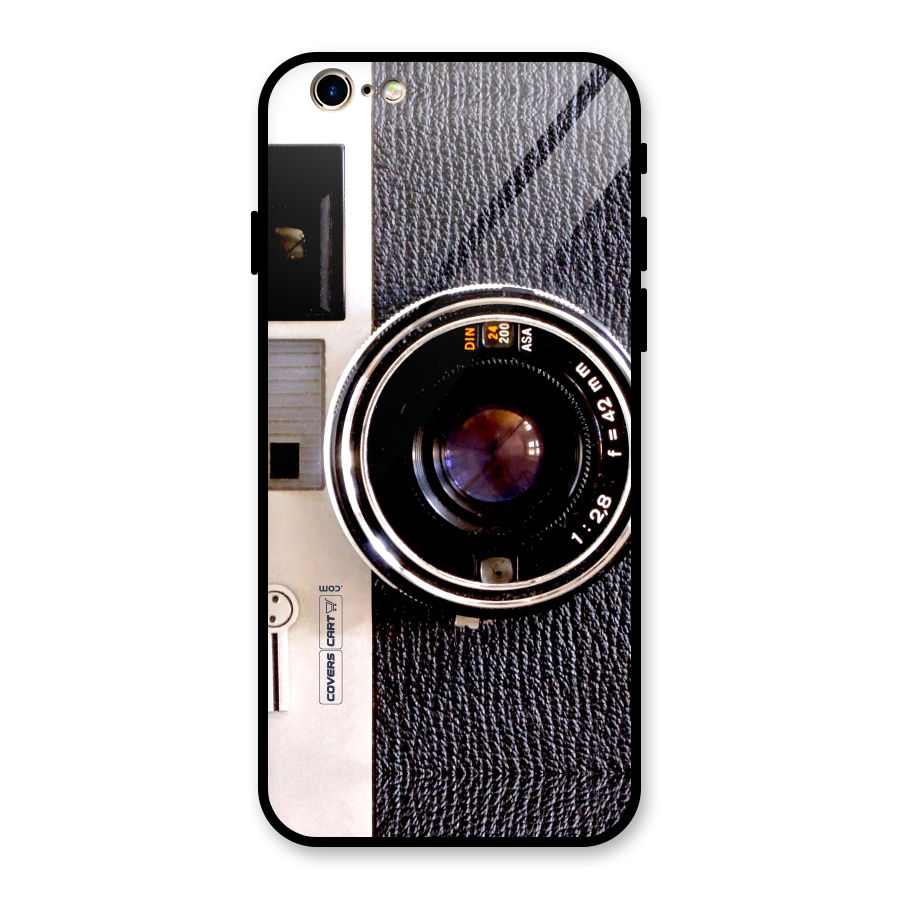 Old School Camera Glass Back Case for iPhone 6 6S