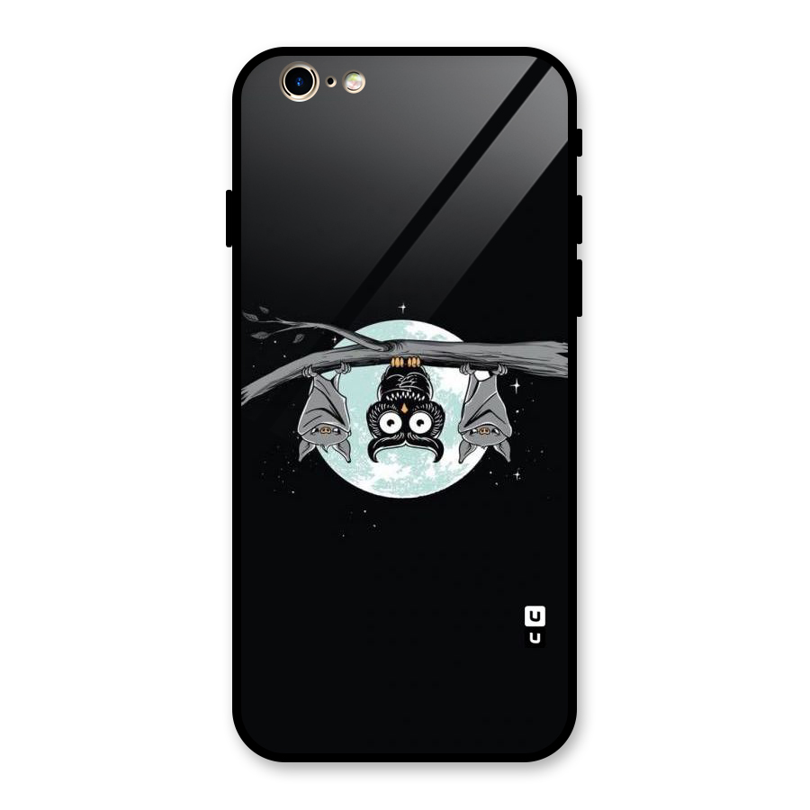 Owl Hanging Glass Back Case for iPhone 6 6S