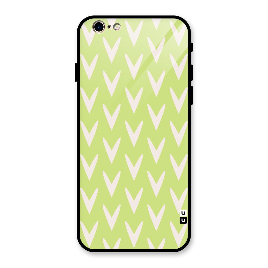 Pastel Green Grass Glass Back Case for iPhone 6 6S