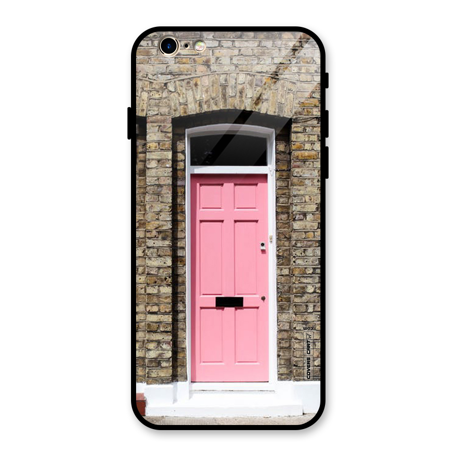 Pastel Pink Door Glass Back Case for iPhone 6 6S