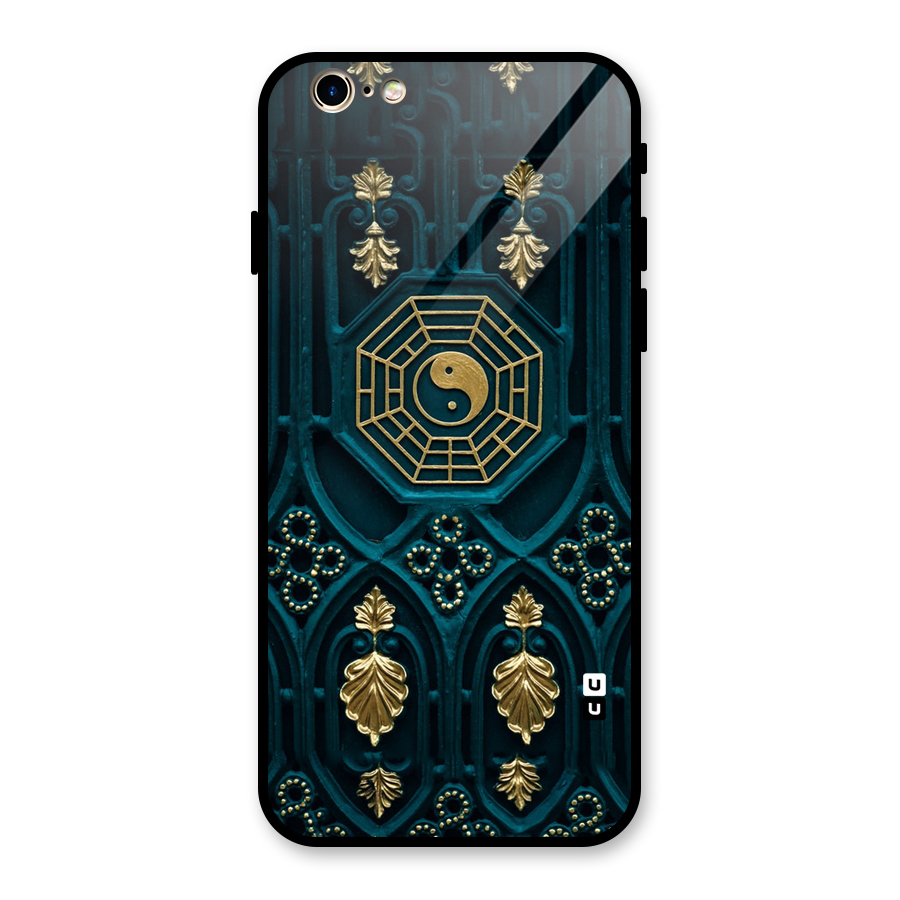 Peace Web Design Glass Back Case for iPhone 6 6S