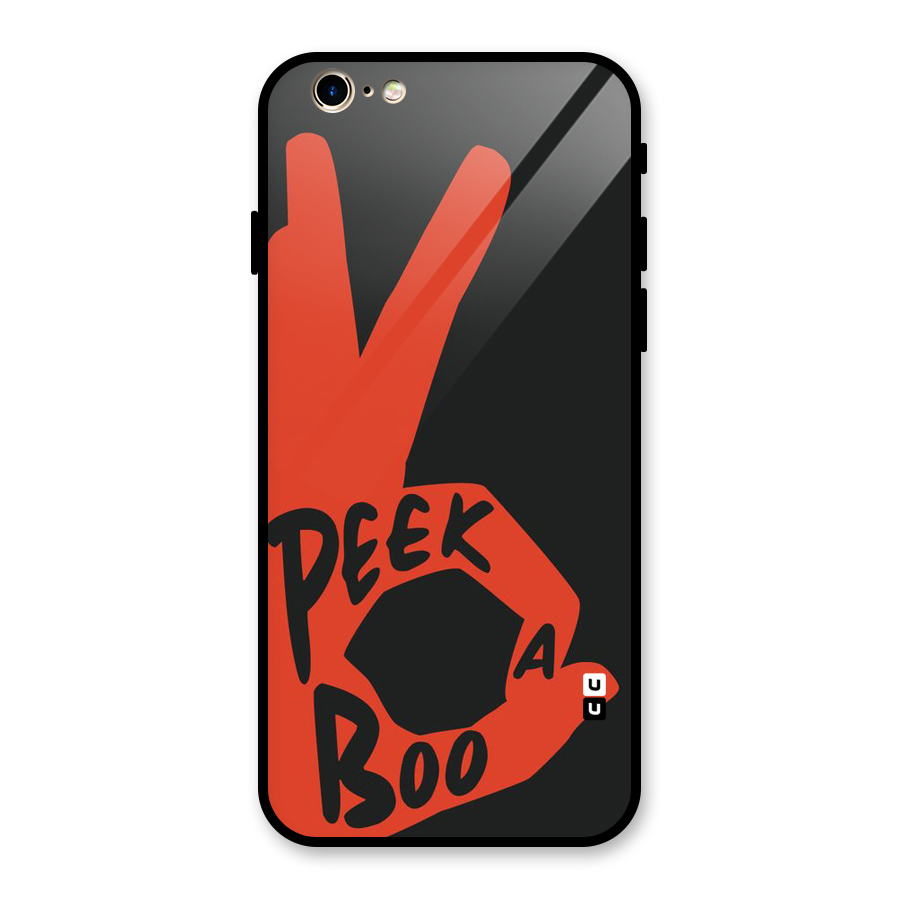 Peek-a-boo Glass Back Case for iPhone 6 6S
