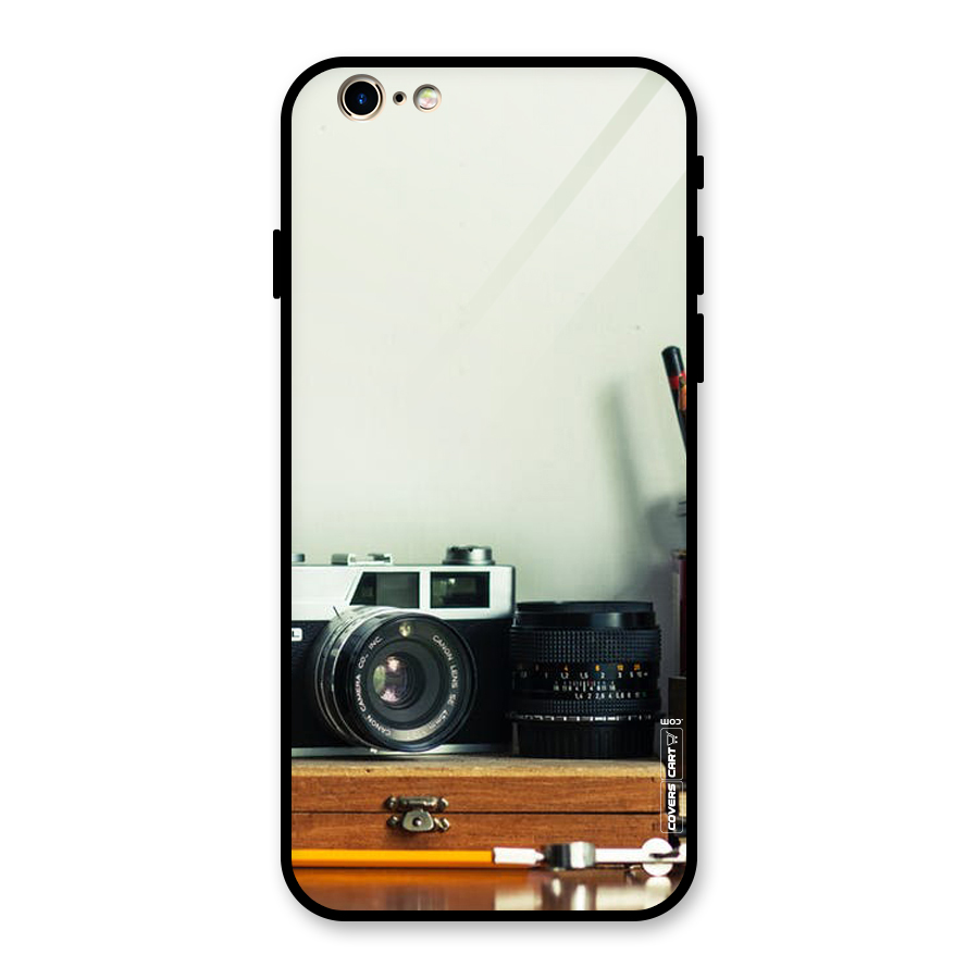 Photographer Desk Glass Back Case for iPhone 6 6S