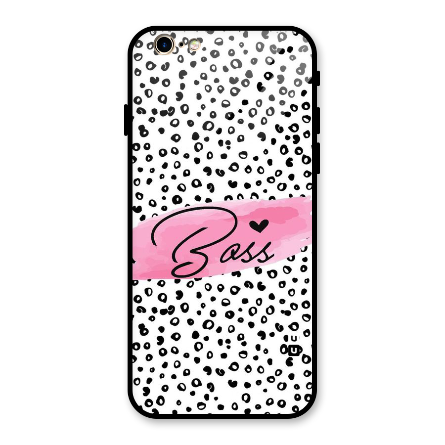 Polka Boss Glass Back Case for iPhone 6 6S